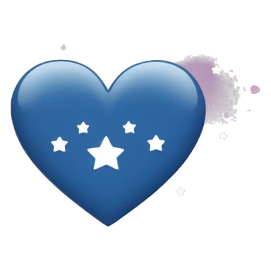Heart with stars sticker