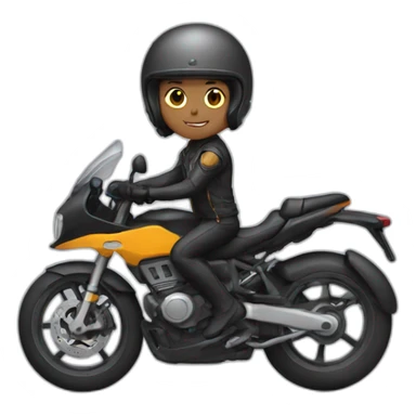 motorcycle rider sticker