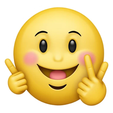 Smily face with middle finger  sticker