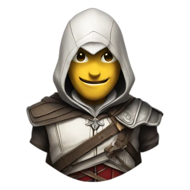 Assassin's creed happy sticker