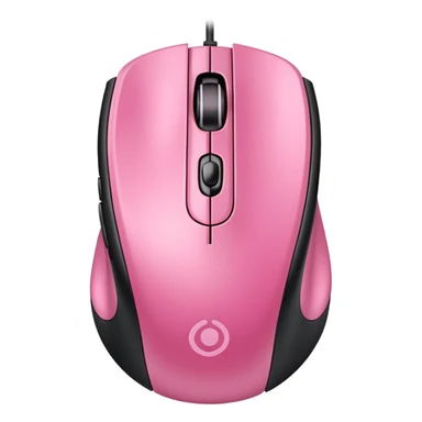 pink soft classic gaming mouse sticker
