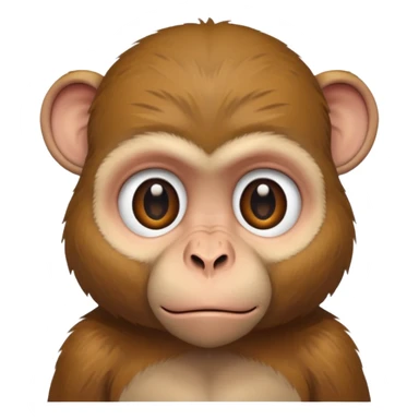 Rhesus macaque sticker