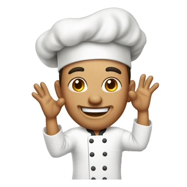 Chef thats happy and rich sticker