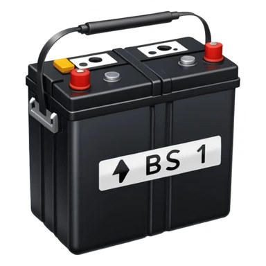 Batería de auto sticker