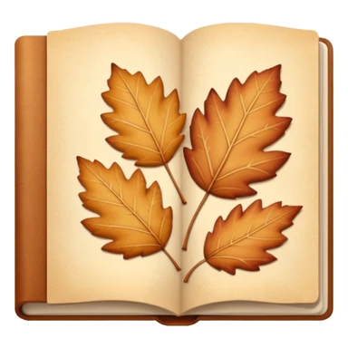 Beige Cozy pages autumn sticker