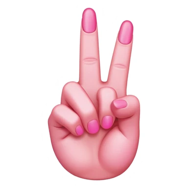 middle finger pink sticker