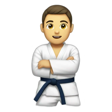 Judoka sticker