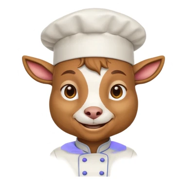 Goat cook sticker