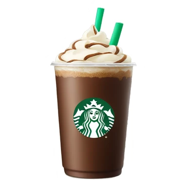 Chocolate Starbucks drink sticker