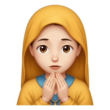 A begging face with love sticker