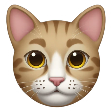 Gato con cinco patas sticker