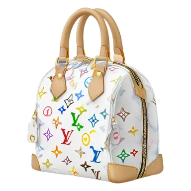 Murakami Louis Vuitton white bag  sticker