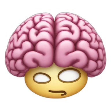 brain happy sticker