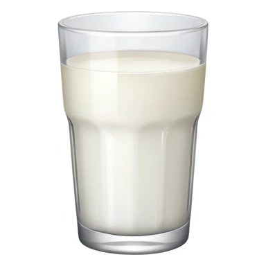 Quarter full milk glass sticker