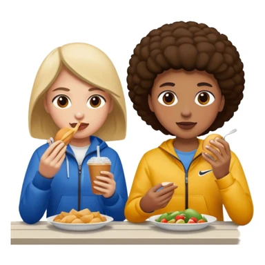 i want two person nicke eatche athore sticker