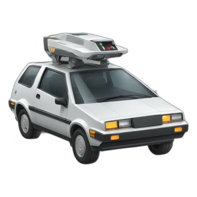 Retour vers le futur sticker