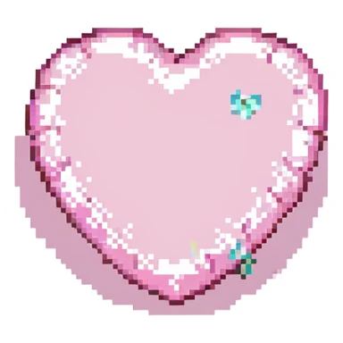 cute pink heart sticker
