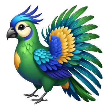 Oiseau exotique  sticker
