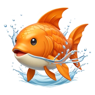Magikarp Pokémon jumping sticker