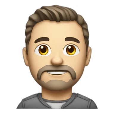 Antoine Dupont with a metal jaw walking on far de clerk sticker