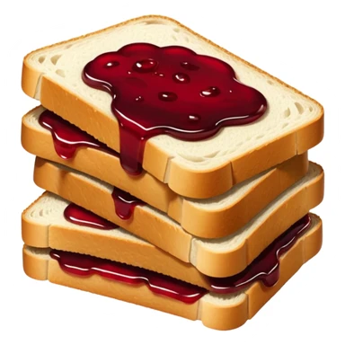 make a jam sandwich sliced  sticker