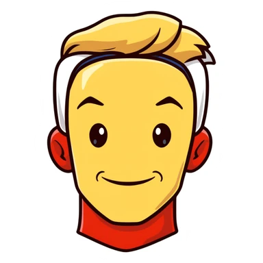 Homelander smirking sticker