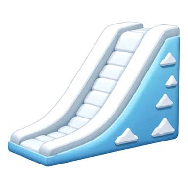 snow slope kicker without ice sticker