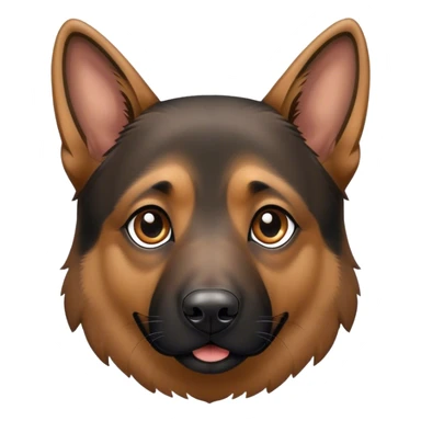 German shepherd mix sticker