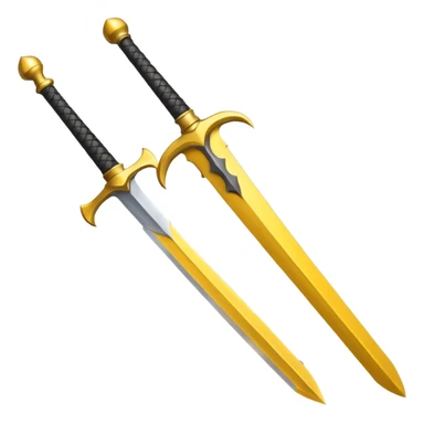 yellow sword sticker