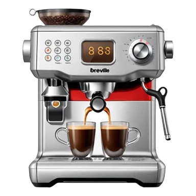 Breville espresso machine stainless sticker