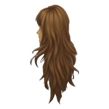 mysterious solo with long hair sticker