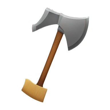 Fire axe with sunglasses  sticker