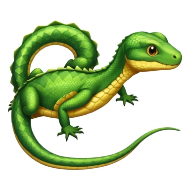 Reptile tail sticker