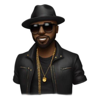 Maître gims canne aveugle sticker