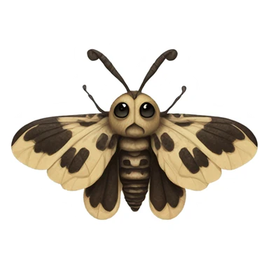 Death moth sticker