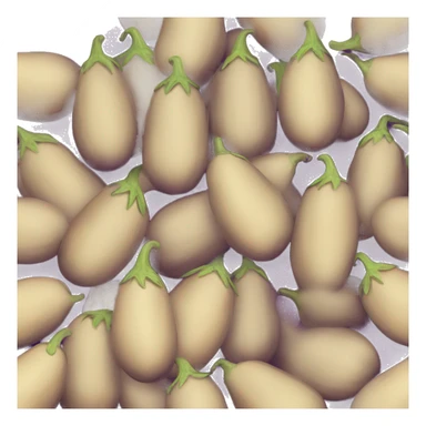 tan colored eggplant  sticker