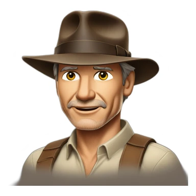 indiana jones Harrison ford sticker