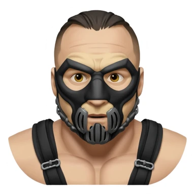 tom hardys bane from batman the dark knight sticker