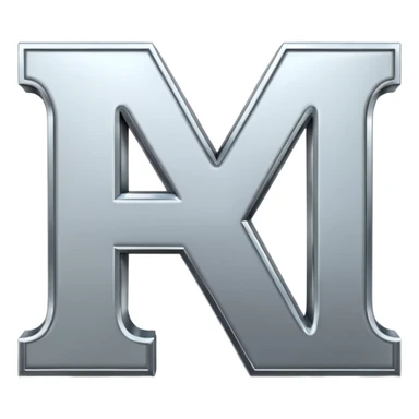 two letters beside eachother the first one says N and the second says O sticker