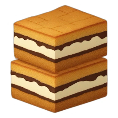 Dry amaranth cake bar stack sticker