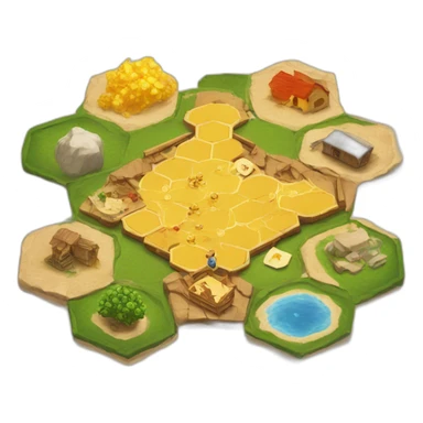 Catan boardgame sticker