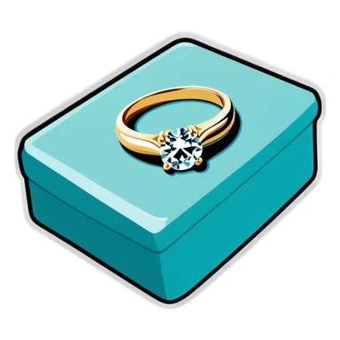 Tiffany’s diamond ring sticker