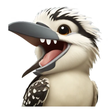 kookaburra laughing  sticker