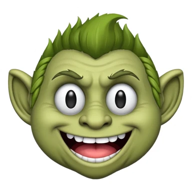 I wanna make troll face emoji sticker