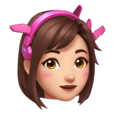 Dva Overwatch sticker