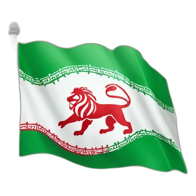 Drapeau Iran lion sticker