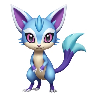 Meloetta-Sneasel-Pokémon-Fakémon-creature sticker