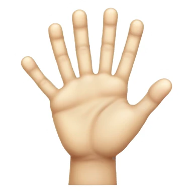 A 12 fingered hand with 5 eyes and a mustache  sticker