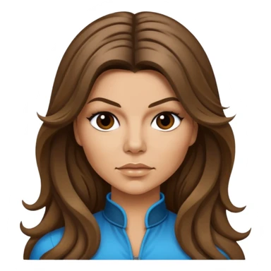 Fergie from Black Eyed Peas with long hair sticker