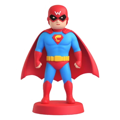 superhero landmark sticker